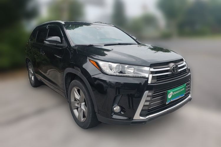 Used Toyota Highlander 2018 2.0T Four-Wheel Drive Prestige Version 7 Seats China V Emission Standard Front Right 45 Deg
