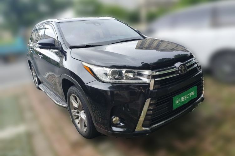Used Toyota Highlander 2018 2.0T Four-Wheel Drive Prestige Version 7 Seats China V Emission Standard Front Right 45 Deg