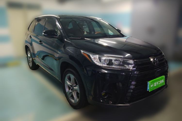 Used Toyota Highlander 2018 2.0T Four-Wheel Drive Prestige Version 7 Seats China VI Standard Front Right 45 Deg