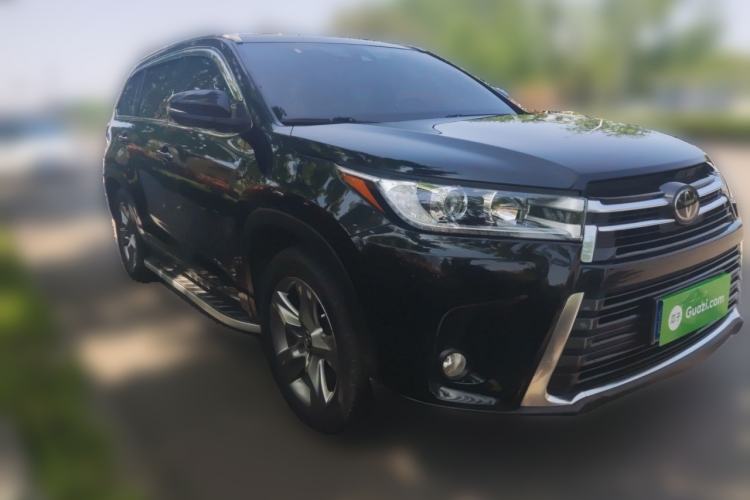 Used Toyota Highlander 2018 2.0T Four-Wheel Drive Prestige Version 7 Seats China VI Standard Front Right 45 Deg