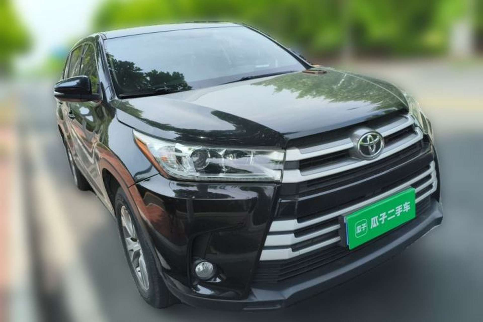 Used Toyota Highlander 2018 2.0T Four-Wheel Drive Elite Edition 7 Seats China VI Standard Front Right 45 Deg
