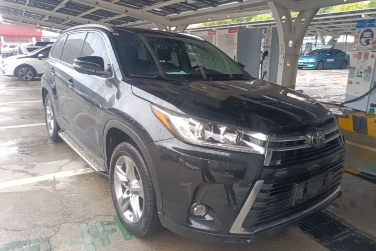 Used Toyota Highlander 2018 2.0T Four-Wheel Drive Prestige Version 7 Seats China V Emission Standard Front Right 45 Deg