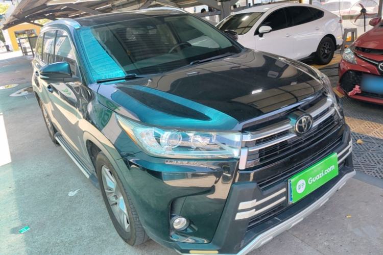 Used Toyota Highlander 2018 2.0T Four-Wheel Drive Prestige Version 7 Seats China VI Standard Front Right 45 Deg