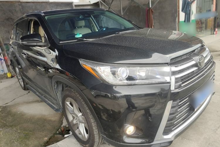 Used Toyota Highlander 2018 2.0T Four-Wheel Drive Prestige Version 7 Seats China VI Standard Front Right 45 Deg