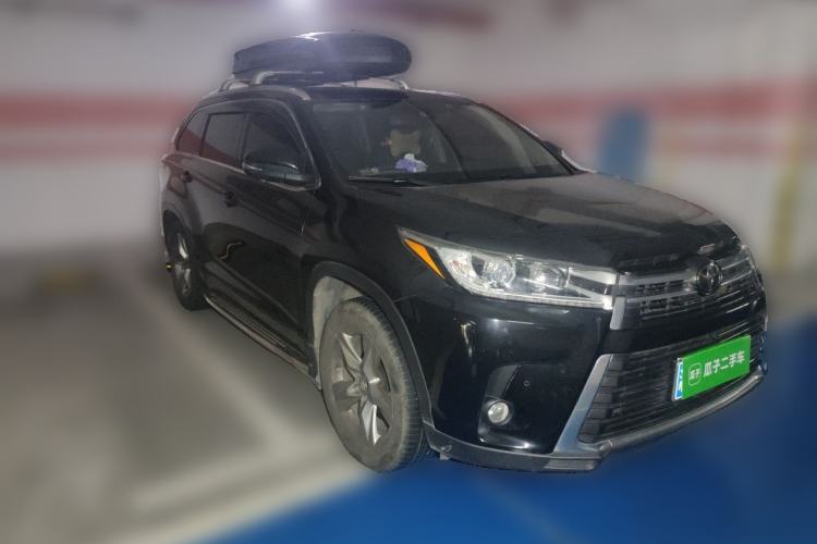 Used Toyota Highlander 2018 2.0T Four-Wheel Drive Prestige Version 7 Seats China VI Standard Front Right 45 Deg