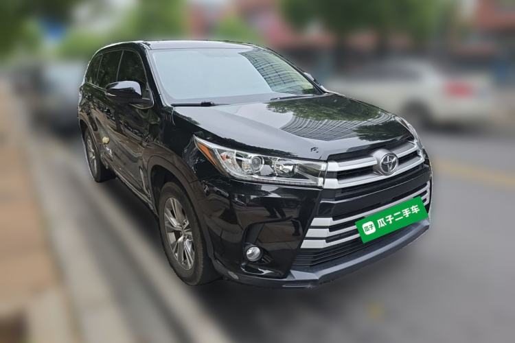 Used Toyota Highlander 2018 2.0T Four-Wheel Drive Elite Edition 7 Seats China VI Standard Front Right 45 Deg