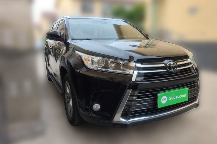 Used Toyota Highlander 2018 2.0T Four-Wheel Drive Prestige Version 7 Seats China VI Standard Front Right 45 Deg