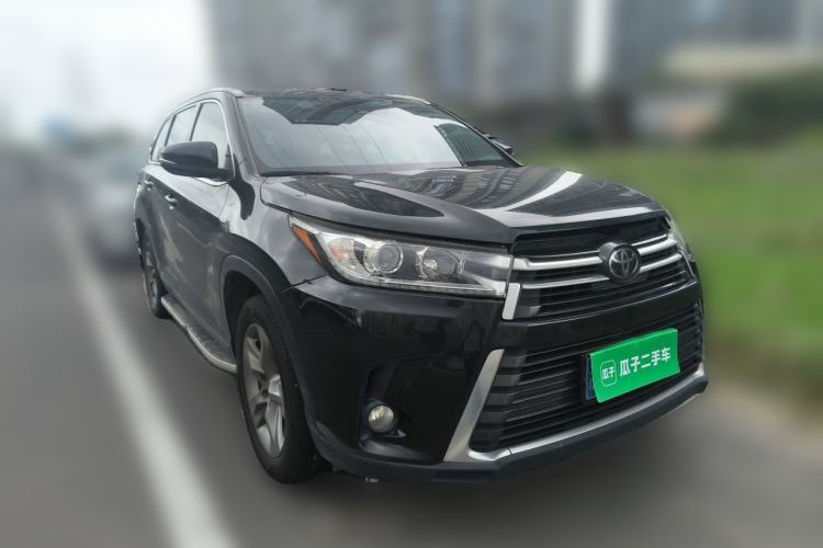 Used Toyota Highlander 2018 2.0T Four-Wheel Drive Prestige Version 7 Seats China VI Standard Front Right 45 Deg
