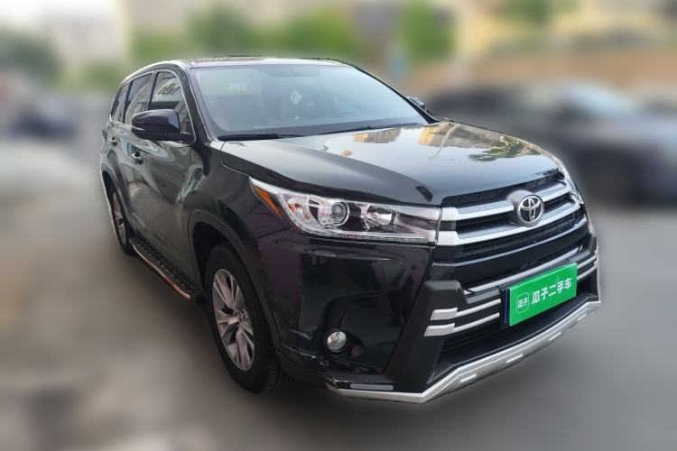 Used Toyota Highlander 2018 2.0T Four-Wheel Drive Elite Edition 7 Seats China V Standard Front Right 45 Deg