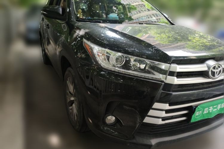Used Toyota Highlander 2018 2.0T Two-Wheel Drive Elite Version 5 Seats China VI Standard Front Right 45 Deg