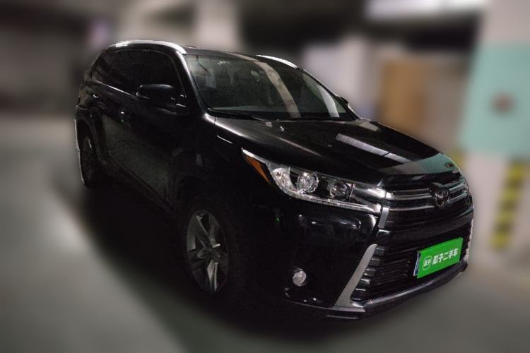 Used Toyota Highlander 2018 2.0T Four-Wheel Drive Prestige Version 7 Seats China VI Standard Front Right 45 Deg