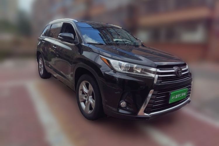 Used Toyota Highlander 2018 2.0T Four-Wheel Drive Prestige Version 7 Seats China VI Standard Front Right 45 Deg
