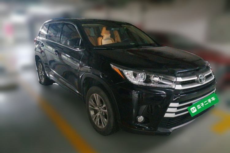 Used Toyota Highlander 2018 2.0T Two-Wheel Drive Elite Version 5 Seats China VI Standard Front Right 45 Deg