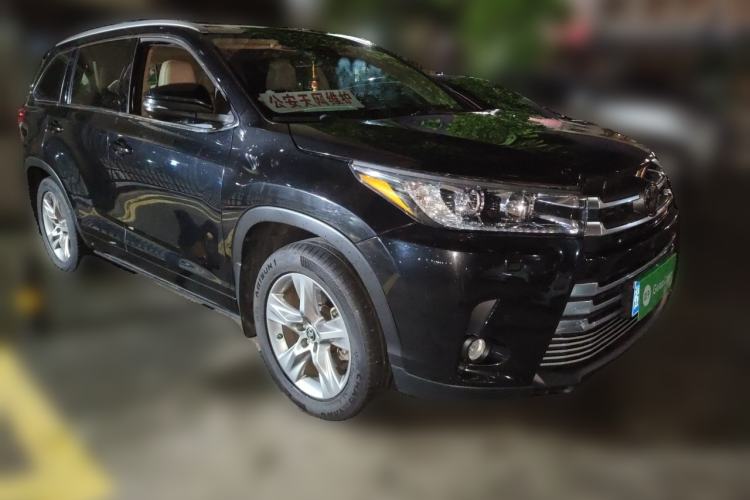 Used Toyota Highlander 2018 2.0T Four-Wheel Drive Ultimate Edition 7-Seater Emission Standard China V Front Right 45 Deg