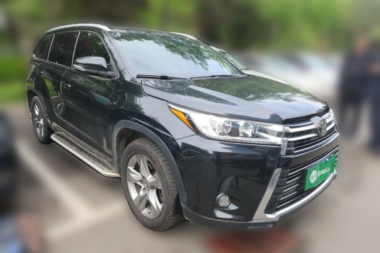 Used Toyota Highlander 2018 2.0T Four-Wheel Drive Prestige Version 7 Seats China VI Standard Front Right 45 Deg