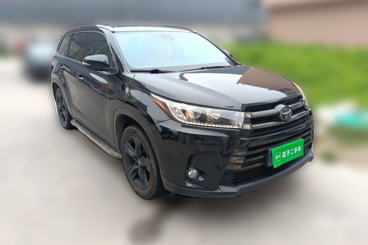 Used Toyota Highlander 2018 2.0T Four-Wheel Drive Knight Edition 7 Seats China VI Standard Front Right 45 Deg