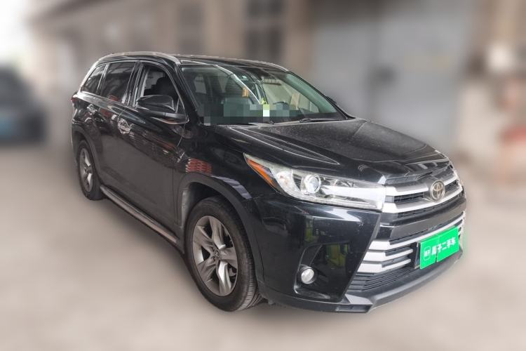 Used Toyota Highlander 2018 2.0T Four-Wheel Drive Luxury Edition 7 Seats China V Emission Standard Front Right 45 Deg