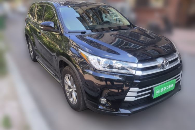 Used Toyota Highlander 2018 2.0T Four-Wheel Drive Elite Edition 7 Seats China V Standard Front Right 45 Deg