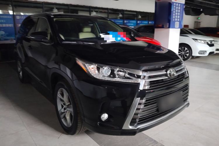 Used Toyota Highlander 2018 2.0T Four-Wheel Drive Prestige Version 7 Seats China VI Standard Front Right 45 Deg