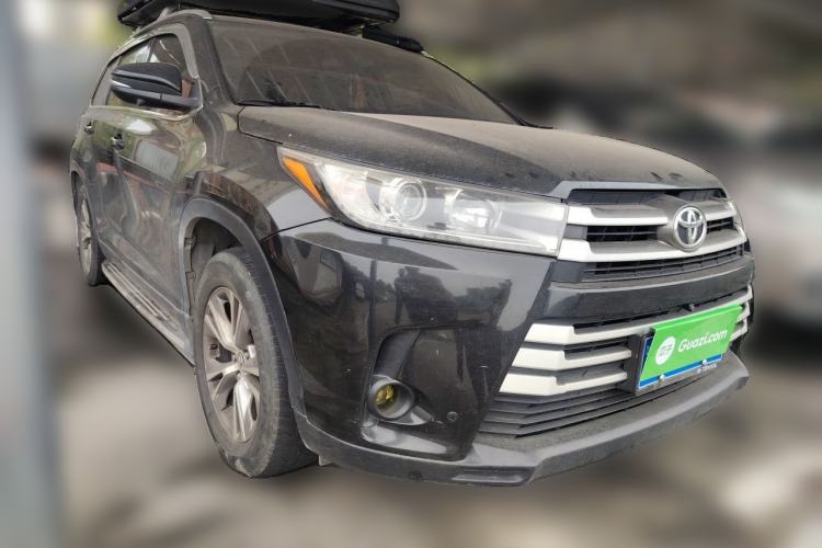Used Toyota Highlander 2018 2.0T Four-Wheel Drive Elite Edition 7 Seats China V Standard Front Right 45 Deg