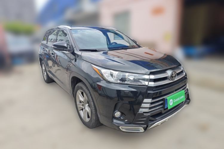 Used Toyota Highlander 2018 2.0T Four-Wheel Drive Ultimate Edition 7-Seater Emission Standard China V Front Right 45 Deg