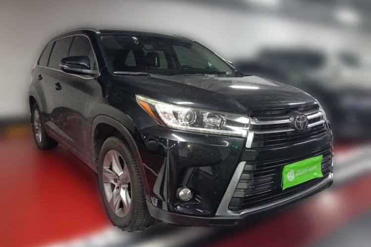 Used Toyota Highlander 2018 2.0T Four-Wheel Drive Prestige Version 7 Seats China V Emission Standard Front Right 45 Deg