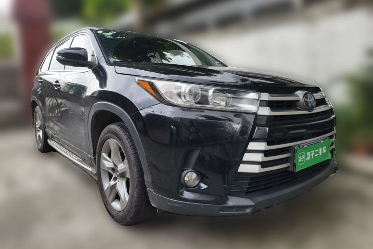 Used Toyota Highlander 2018 2.0T Four-Wheel Drive Luxury Edition 7 Seats China V Emission Standard Front Right 45 Deg