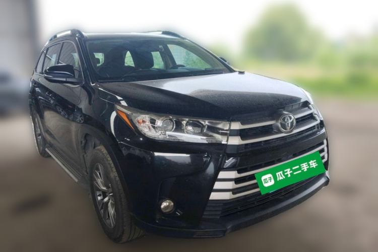 Used Toyota Highlander 2018 2.0T Four-Wheel Drive Elite Edition 7 Seats China VI Standard Front Right 45 Deg