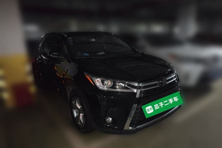 Used Toyota Highlander 2018 2.0T Four-Wheel Drive Prestige Version 7 Seats China V Emission Standard Front Right 45 Deg