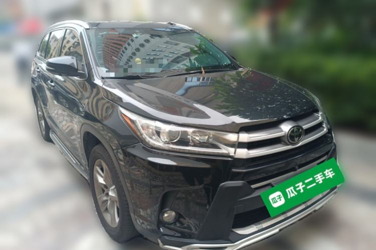 Used Toyota Highlander 2018 2.0T Four-Wheel Drive Luxury Version 7 Seats China VI Standard Front Right 45 Deg