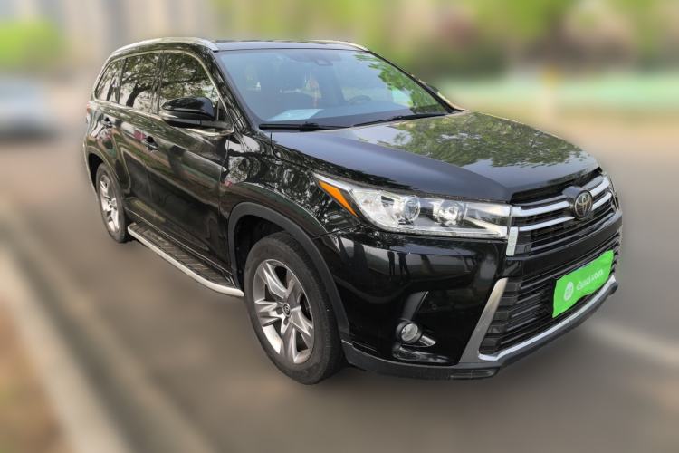Used Toyota Highlander 2018 2.0T Four-Wheel Drive Prestige Version 7 Seats China VI Standard Front Right 45 Deg