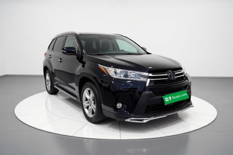 Used Toyota Highlander 2018 2.0T Four-Wheel Drive Prestige Version 7 Seats China V Emission Standard Front Right 45 Deg