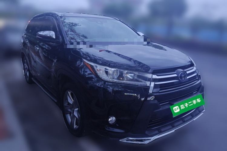 Used Toyota Highlander 2018 2.0T Four-Wheel Drive Prestige Version 7 Seats China V Emission Standard Front Right 45 Deg