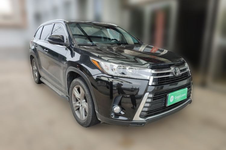 Used Toyota Highlander 2018 2.0T Four-Wheel Drive Prestige Version 7 Seats China V Emission Standard Front Right 45 Deg