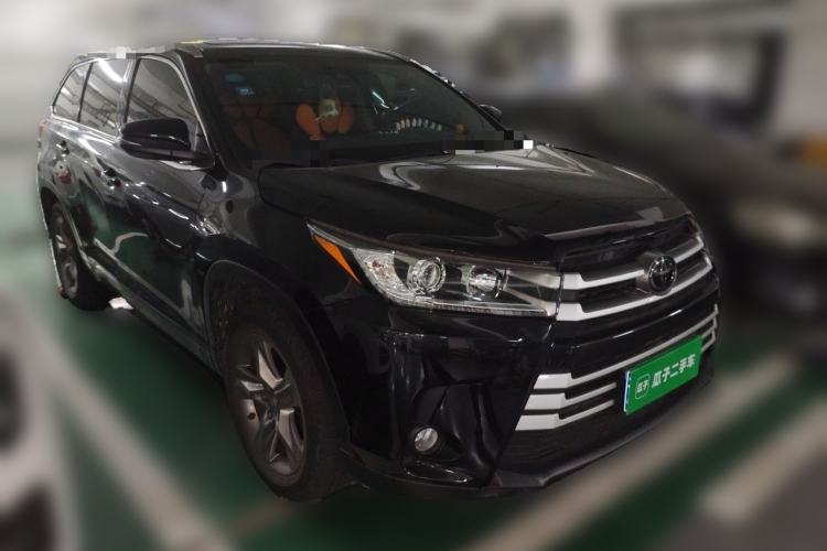 Used Toyota Highlander 2018 2.0T Four-Wheel Drive Luxury Edition 7 Seats China V Emission Standard Front Right 45 Deg