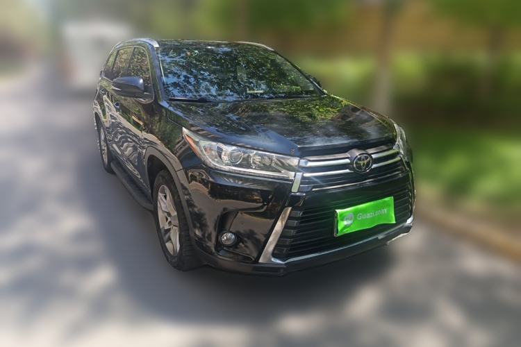Used Toyota Highlander 2018 2.0T Four-Wheel Drive Prestige Version 7 Seats China VI Standard Front Right 45 Deg