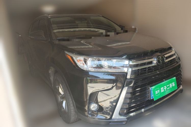 Used Toyota Highlander 2018 2.0T Two-Wheel Drive Prestige Version 7 Seats China V Emission Standard Front Right 45 Deg