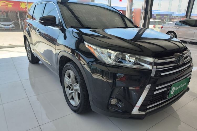 Used Toyota Highlander 2018 2.0T Four-Wheel Drive Prestige Version 7 Seats China V Emission Standard Front Right 45 Deg