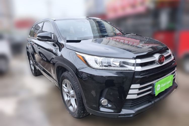 Used Toyota Highlander 2018 2.0T Four-Wheel Drive Luxury Edition 7 Seats China V Emission Standard Front Right 45 Deg