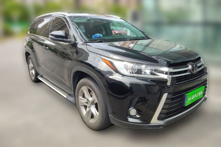 Used Toyota Highlander 2018 2.0T Four-Wheel Drive Prestige Version 7 Seats China VI Standard Front Right 45 Deg
