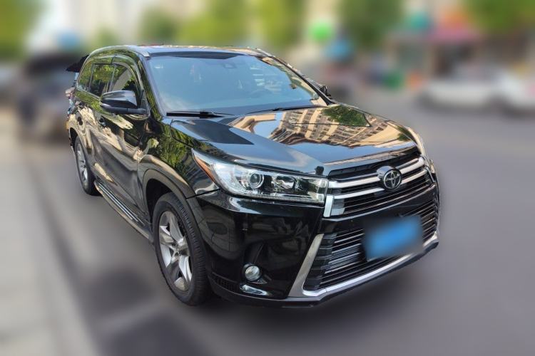 Used Toyota Highlander 2018 2.0T Four-Wheel Drive Prestige Version 7 Seats China VI Standard Front Right 45 Deg