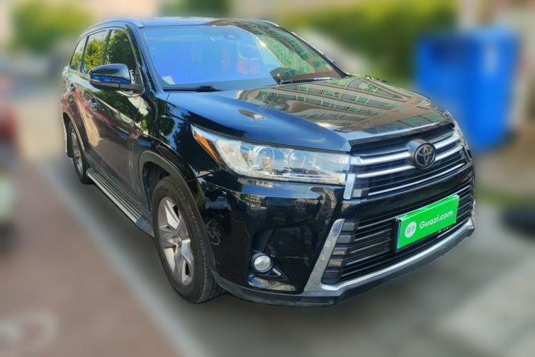 Used Toyota Highlander 2018 2.0T Four-Wheel Drive Prestige Version 7 Seats China VI Standard Front Right 45 Deg