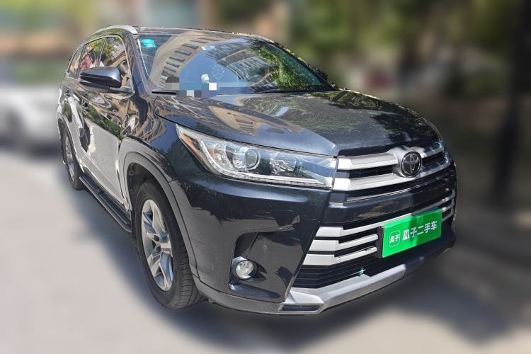 Used Toyota Highlander 2018 2.0T Four-Wheel Drive Luxury Version 7 Seats China VI Standard Front Right 45 Deg