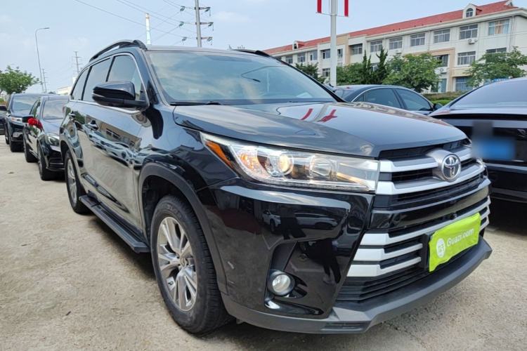 Used Toyota Highlander 2018 2.0T Four-Wheel Drive Elite Edition 7 Seats China VI Standard Front Right 45 Deg