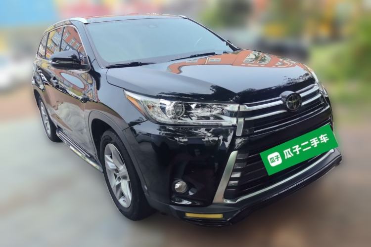 Used Toyota Highlander 2018 2.0T Four-Wheel Drive Prestige Version 7 Seats China VI Standard Front Right 45 Deg