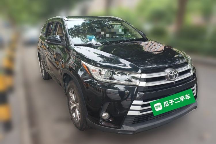 Used Toyota Highlander 2018 2.0T Two-Wheel Drive Elite Version 5 Seats China VI Standard Front Right 45 Deg