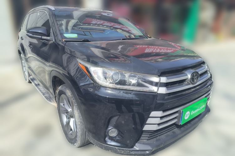 Used Toyota Highlander 2018 2.0T Four-Wheel Drive Luxury Edition 7 Seats China V Emission Standard Front Right 45 Deg