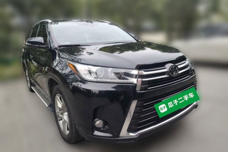 Used Toyota Highlander 2018 2.0T Four-Wheel Drive Prestige Version 7 Seats China VI Standard Front Right 45 Deg