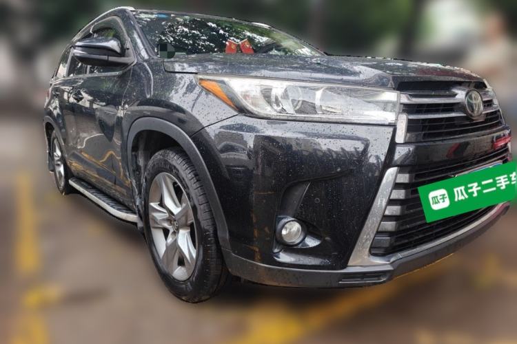 Used Toyota Highlander 2018 2.0T Four-Wheel Drive Prestige Version 7 Seats China VI Standard Front Right 45 Deg
