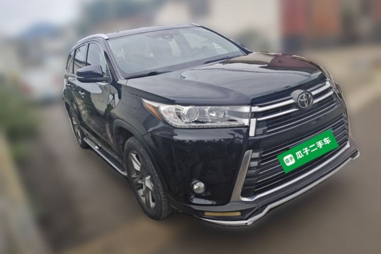 Used Toyota Highlander 2018 2.0T Four-Wheel Drive Prestige Version 7 Seats China VI Standard Front Right 45 Deg